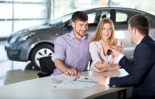 Couple Buying First Car