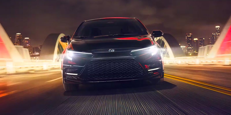 2024 Toyota Corolla at night