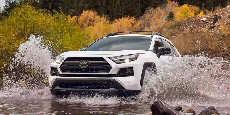 2024 Toyota RAV4 Driving Through Water